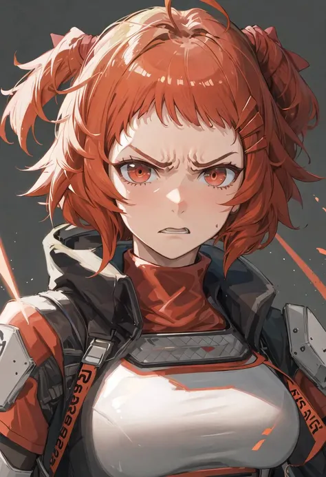 best quality, masterpiece, highres, solo, {beagle_arknights:0.90}, angry, annoyed, portrait, looking at viewer
