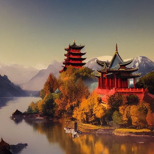 (ultra photorealistic:1.3), extremely high quality high detail RAW color photo, in locations,, Diving Into The Ether Flowing with The Eternal Soul Through Vibration of love, everything is connected, sitting in a lotus position, Flowing energy, Spiritual, divine, dreamlike, cosmic, concept art, mind blowing, feminine beauty, god, pineal gland, dreamlikeart By jeremy mann, by sandra chevrier, by maciej kuciara, sharp, realistic, real shadow, (Chinese castle background:1.2), (by Michelangelo,