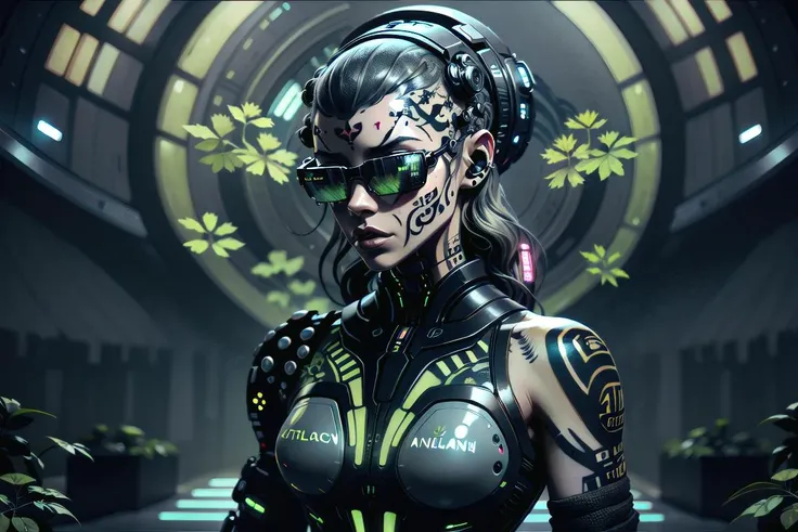 <lora:fantastic_characters_v4:0.9>, (fantchar), walking, <lora:BodHor-V1:0.3>, (athletic scifi humanoid scholar:1.5), (sunglasses), (scifi business attire), (tattoo:1.7), (head phones), muscle definition, alien vegetation, (alien planet vegetation:1.5), long wavy hair, dark_skin, neon signs on spacesuit,
depth of field, dynamic pose, dramatic angle, unreal engine, 8k, highly detailed, unreal engine, photo, photorealistic, hyperrealistic, cinematic lighting, cinematic composition, beautiful lighting, sharp, details, hdr, 4k,