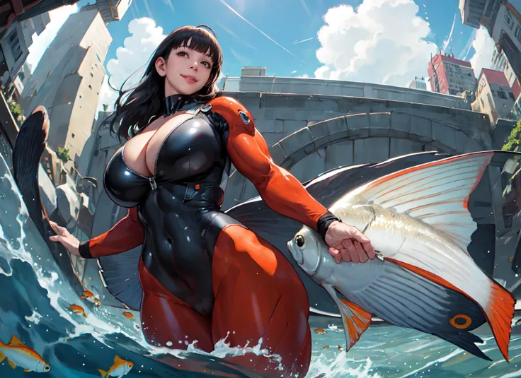 Ultra HD、Ultra high definition、Noise Reduction、perfection、Image quality adjustment、balance、girl、scuba diving、Diving Suits、Camel Toe、Giant tit、Nipple Puffs、Cleavage、Plump、Super big breasts、Super big butt、Bubble butt、、Ocean、fish、南Ocean