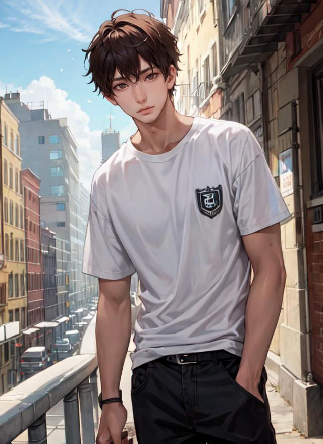 1boy, age, 
brown eyes,