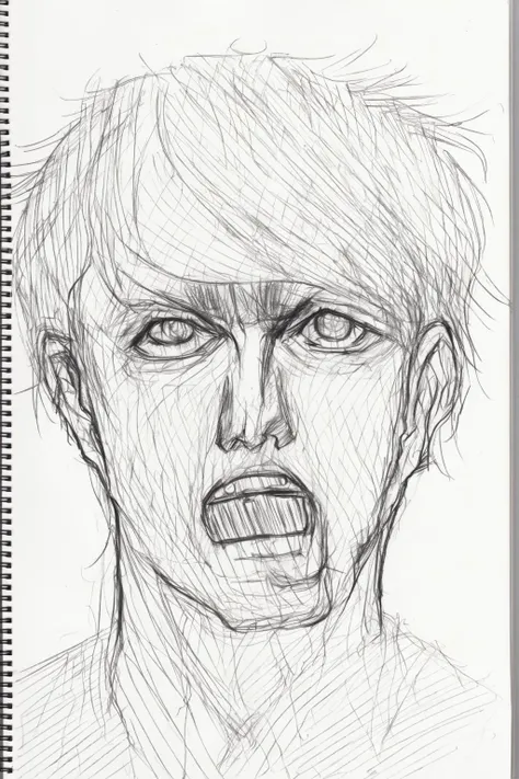 <lora:style18-v2:1>,sketch, greyscale, monochrome, traditional media,1boy,male focus, old man,(donald trump, :1.2)