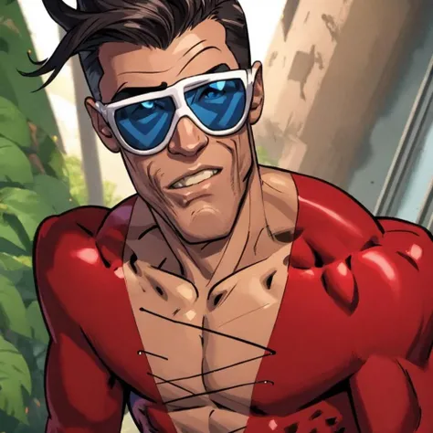 best quality, 4k,     <lora:plasticman:1>, plastic man,