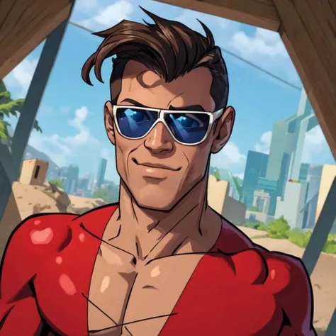 best quality, 4k,     <lora:plasticman:0.8>, plastic man,