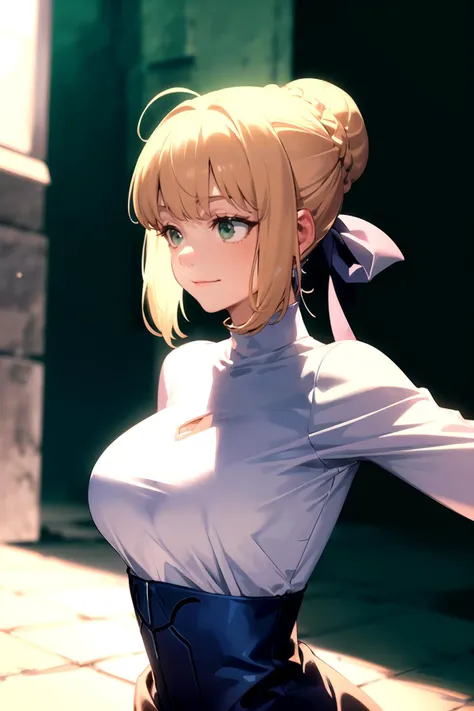 masterpiece, best quality, ultra detailed, highres, extremely detailed CG unity 8k wallpaper, perfect lighting,  very detailed background, Outdoor、beautiful and aesthetic,sharp focus, perfect face, Perfect hands、Perfect Fingers、Perfect toes、Five fingers、
Glossy blonde、blue eyes、White clothes, look down、Upper Body、Fair skin、Short Bob、Completely wet、French Braid、Blushing、Blunt bangs、Hoop Earrings、Gradient Hair、The left sideburn is longer than the right、(Hide your arms behind your body:1.2)、cleavage,cleavage cutout、(twinkle(in the eyes):1.2)、Pull up your skirt