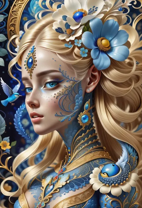 (masterpiece, top quality, best quality, official art, beautiful and aesthetic:1.2), (1girl), extreme detailed,(fractal art:1.3), colorful, highest detailed