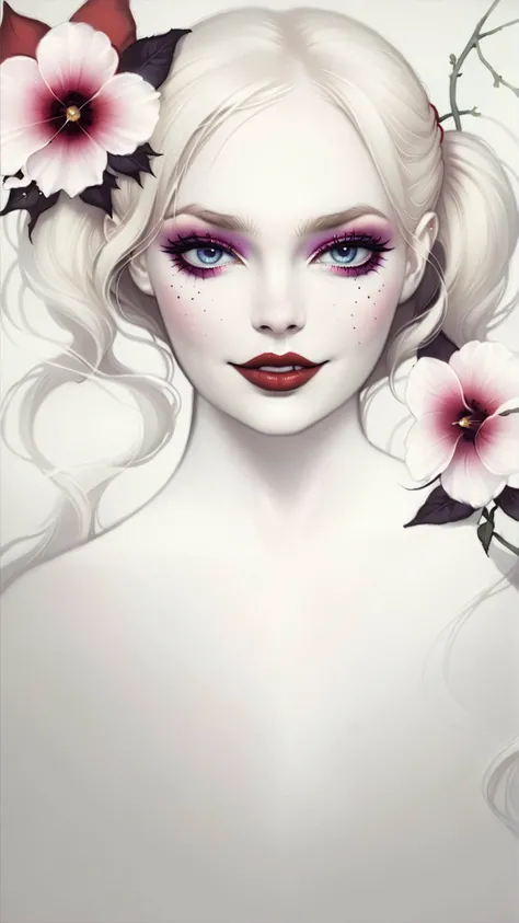 line art drawing harley quinn,
<lora:Anna_Dittmann_Style_XL:1> Anna Dittmann, ethereal atmosphere, dreamy, flowers . professional, sleek, modern, minimalist, graphic, line art, vector graphics