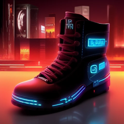 <lora:ShoeAI-000009:1> a cyberpunk style shoe