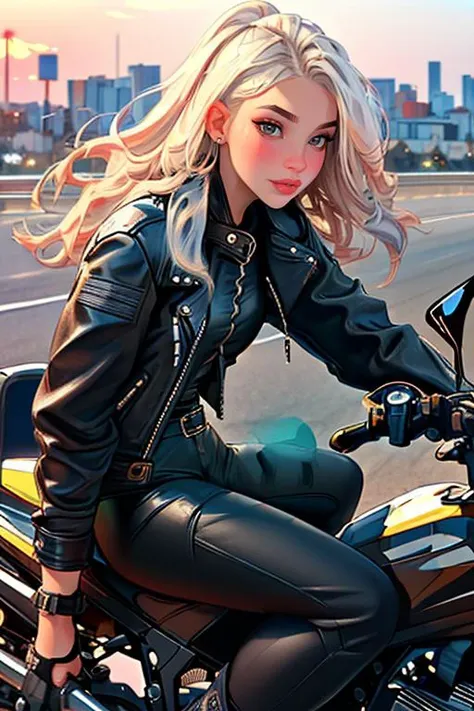 DEN_thicktachi_OF,
((riding a motorcycle:1.2) wearing (motorbike leathers:1.2), (riding a motorbike:1.2), (driving a motorbike:1.2), (motorcycle:1.1), traffic, leather trousers, leather jacket, motorcycle boots, leather gloves:1.2),
bokeh, f1.4, 40mm, photorealistic, raw, 8k, textured skin, skin pores, intricate details <lora:epi_noiseoffset2:1>, epiCRealism <lora:ClothingAdjuster3:-1>