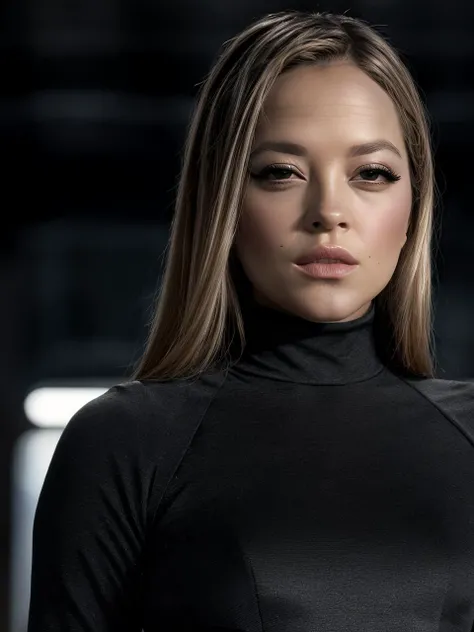 High detail RAW color Photo of gorgeous alxistxass, fit, toned, sexy look, high detail blonde hair, (yellow turtleneck dress:1.2!), (skin pores, skin imperfections), sharp body, highly detailed body, highly detailed face, sharp focus, 8k high definition, insanely detailed, intricate, masterpiece, highest quality, dark theme, <lora:epiNoiseoffset_v2:0.6>, <lora:add_detail:0.8> <lora:LowRA:0.3>
