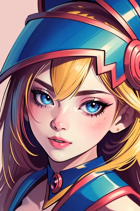 dark magician girl,<lora:dark_magician_girl_offset:1>,(masterpiece), (illustration:1.2),1girl, highly detailed, beautiful face, small details, ultra detailed, best quality, sharp focus, (digital illustration:1.2), detailed, realistic eyes, highly detailed face, zoomout, colorful, vibrant colors,yu-gi-oh!