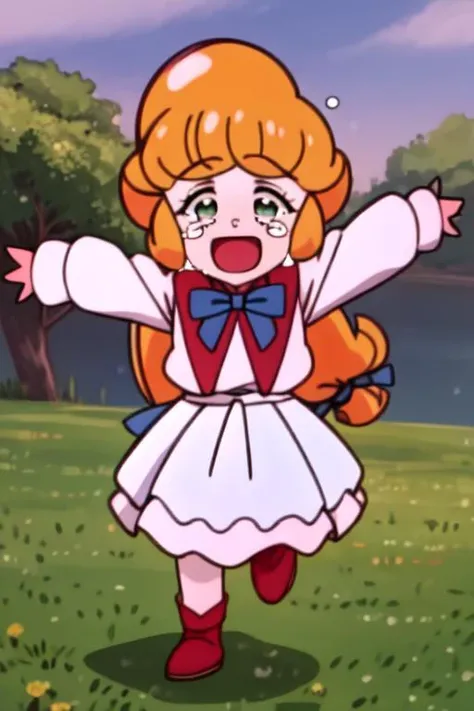 (instantly-flawlessly-outstanding-overtweaked-detailed-perfect) (flawless-external-anatomy-accurate) (original-style, original-style-accurate, original-style-perfect, anime-style, anime-style-accurate, anime-style-perfect) outdoors in nature ( <lora:marybell trigger -Mariebell von Decasse (Flower Wizard Mariebell)-:1>1marybell, solo) ((((happy tears, sorely missed viewer, pov, approaching viewer with outstretched arms))))