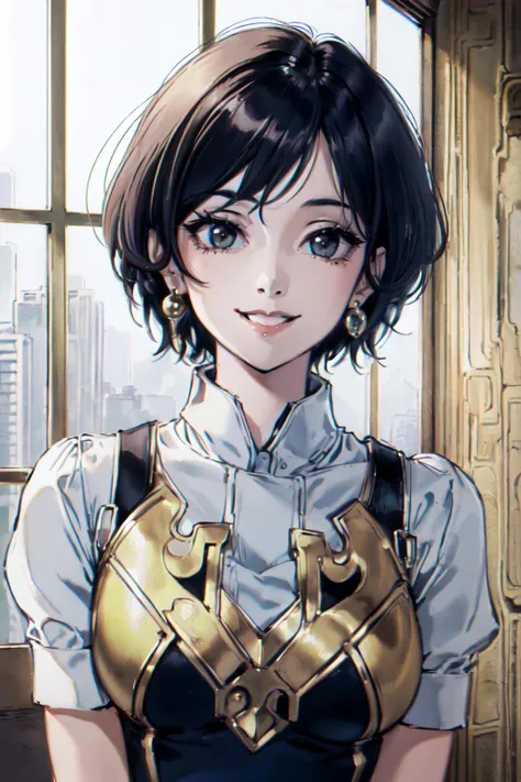 <lora:art_deco_fusion:1> art deco fachion,
(best quality, masterpiece, RAW photo,ultra-detailed:1.2), <lyco:GoodHands-beta2:1.0>,1girl,solo,looking at viewer,smile