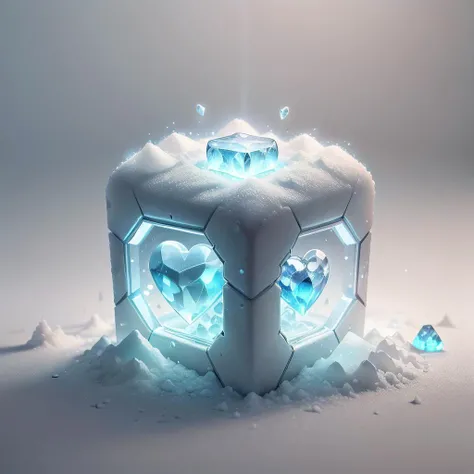 <lora:SaltTech-20:0.8>, salttech , scifi, glowing, inner glow, pure ,crystalline,
cube, heart shape