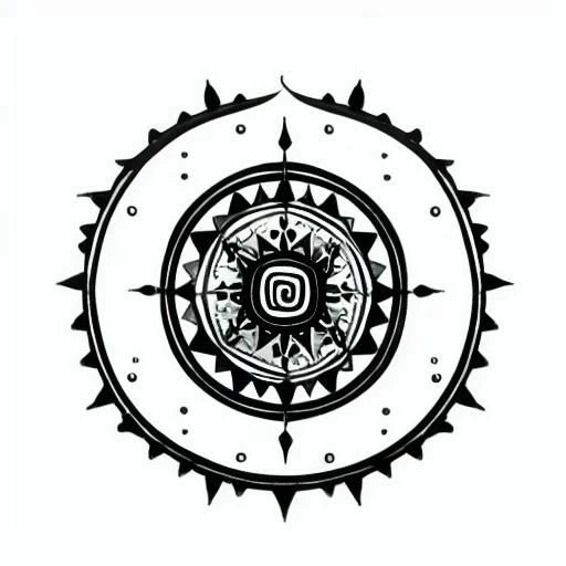 Stick and poke tattoo