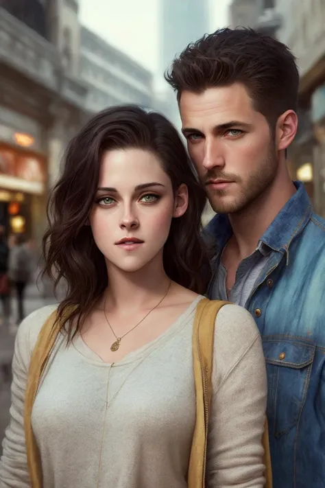 photo of (kr1st3nst-1000::0.99), a woman (wearing a sexy top:1.2), (long jeans), (shopping with her boyfriend:1.3), (holding shopping bags), modelshoot style, (extremely detailed CG unity 8k wallpaper), photo of the most beautiful artwork in the world, professional photorealistic picture, NIKON, Antonio Moro, trending on ArtStation, trending on CGSociety, Intricate, High Detail, Sharp focus, dramatic, photorealistic painting art by midjourney and greg rutkowski, ((looking at viewer:1.4)), (detailed eyes:1.2), (shopping mall), (closeup:1.1), (physical contact with man:1.3), (perfect eyes), (love scene:1.2)