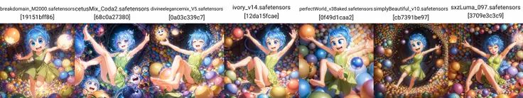 masterpiece, best quality, Joy_InsideOut, in a ball pit, glowing spheres, happy, green dress, bare foot, cartoon, 3d render, sfw, <lora:Joy_InsideOutv1-000001:0.9>