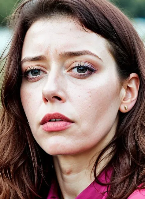 close up portrait of sks woman , by Flora Borsi, style by Flora Borsi, bold, bright colours, ((Flora Borsi)), by Gregory Crewdson, <lora:lora-small-natasha-lyonne-v1:1>
