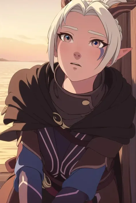 dragonrayla, <lyco:rayla-LYCORIStest:1>,
rayla, blonde hair, pointy ears, horns, ponytail, elf, ahoge, (brown eyes:1.5), facial mark,
BREAK cape, armor,
BREAK looking at viewer,
BREAK outdoors,
BREAK <lora:GoodHands-vanilla:1>, (masterpiece:1.2), best quality, high resolution, unity 8k wallpaper, (illustration:0.8), (beautiful detailed eyes:1.6), extremely detailed face, perfect lighting, extremely detailed CG, (perfect hands, perfect anatomy),