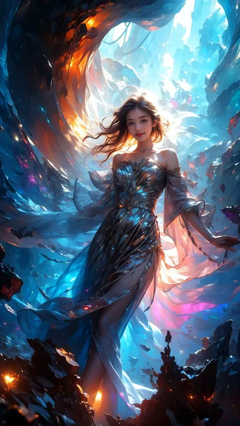masterpiece,best quality,aesthetic,detailed face,subsurface scattering,from below,
wrenchsfantasy,fantasy,1girl,photo of a cute girl,light smile,charming,20yo,Lob (Long Bob) Hair.Side parted,Bronze hair,glowing,cloud,colorful || starry,stars,
space_style,style-swirlmagic,style-sylvamagic,rainbow-candy,
<lora:wrenchsfantasy-000016:0.8>,<lora:sunAndShadow_v10:0.6>,<lora:æå
V2:0.5>, historic royal classic, intricate, elegant, flowing, light bright colors, winning hopeful, pretty, dramatic, cinematic, extremely detailed, shining, complex, incredible detail, sharp focus, fine composition, professional atmosphere, unique, best, whole colorful background, contemporary, creative, positive, amazing, attractive