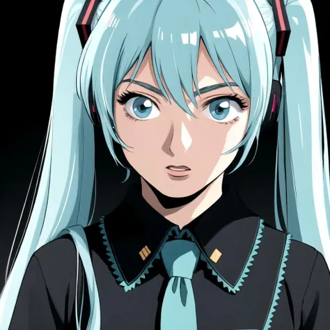 best quality, solo, 1girl, hatsune miku, surprised,
<lora:what_a_man_v010:1>