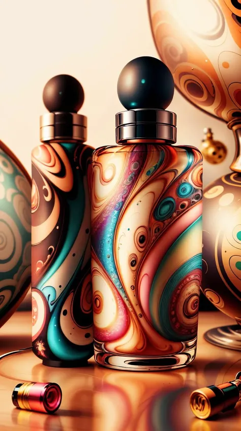 <lora:AbstractPattern:1> AbstractPattern Perfume atomizer