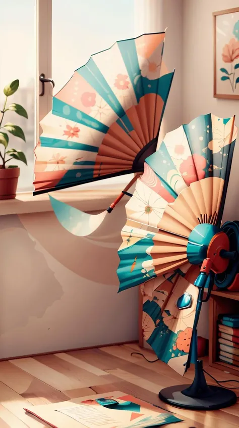 <lora:AbstractPattern:1> AbstractPattern Paper fan