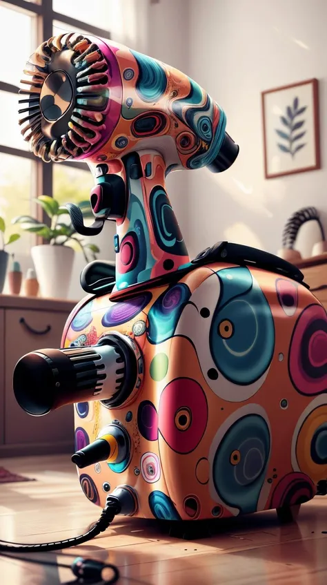 <lora:AbstractPattern:1> AbstractPattern Hairdryer