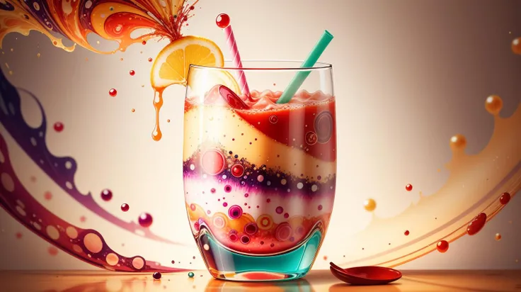 <lora:AbstractPatternStyle:0.6>, (AbstractPatternStyle juice:1.0) in a (AbstractPatternStyle glass:0.9)
colorful particles