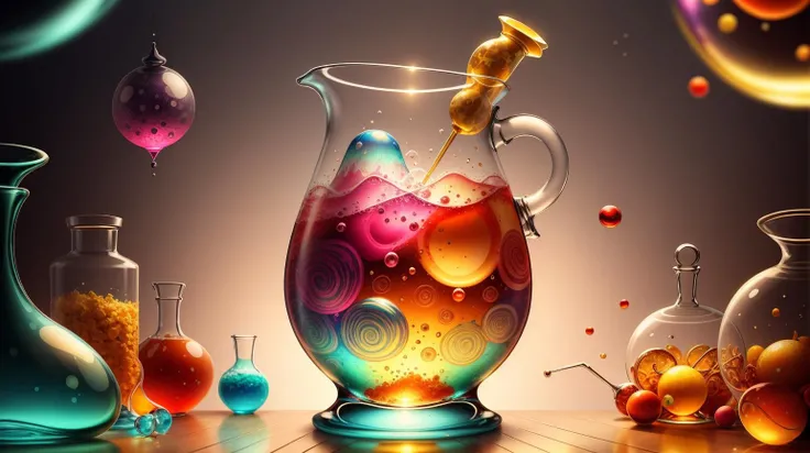 <lora:AbstractPatternStyle:0.6>, (AbstractPatternStyle potion:1.0) in a (AbstractPatternStyle tall glass:0.9)
colorful bubbles