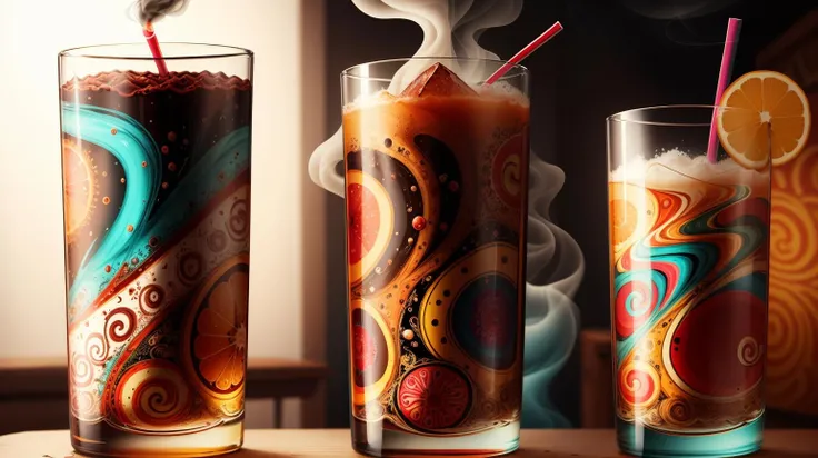 <lora:AbstractPatternStyle:0.6>, (AbstractPatternStyle Drink:1.0) in a (AbstractPatternStyle tall glass:0.9)
colorful smoke
