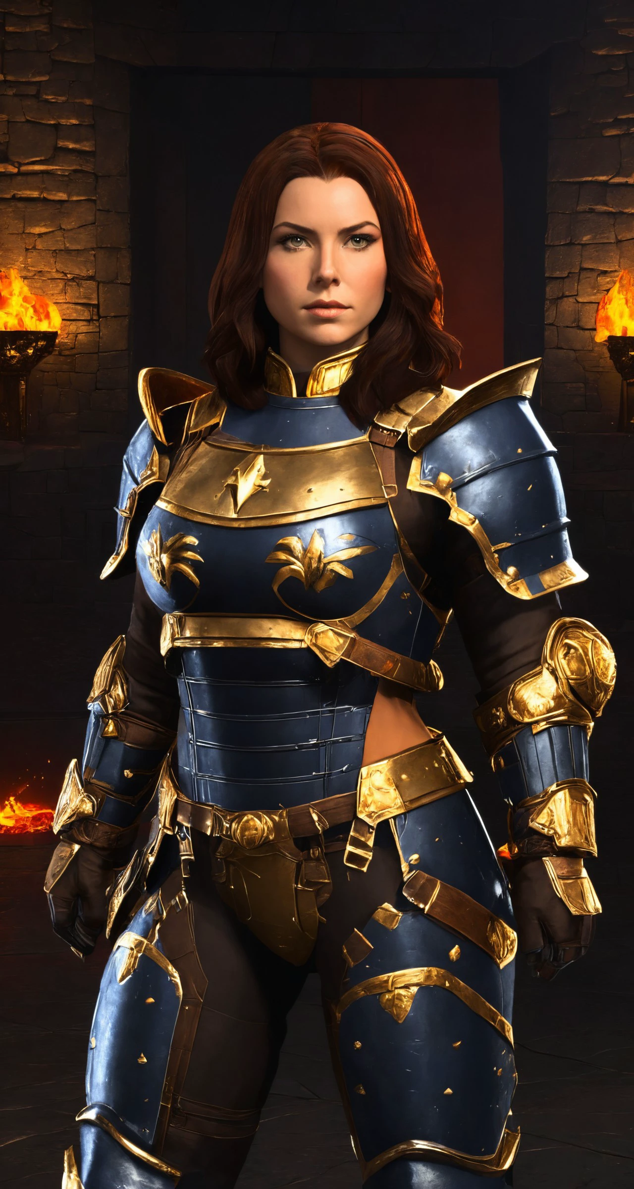 sassy style, ([christy marks|skylar vox|gabbie carter]:1.0) standing, (audra miller:0.9), 
[cartoon, vector art, anime :realistic, real life, hyper realistic:0.20], edgHalo_armor,power armor, , wearing edgHalo_armor,
beautiful young woman, symmetrical face, middle breasts, fit, kindhearted,
8k painting will capture her fiery spirit and leadership, Flemish Baroque, standing confidently in the opulent halls of the Hellfire Club,
best quality, , detailed, , <lora:edgHaloXL:0.8>
