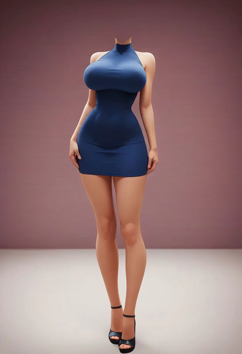 score_9,score_8_up,score_7_up,score_6_up,score_5_up,score_4_up,source_anime BREAK headless,full body shot, <lora:sdxlponyheadless-000006:1>, large breasts, tight dress, short skirt, high heels, clevage, inside