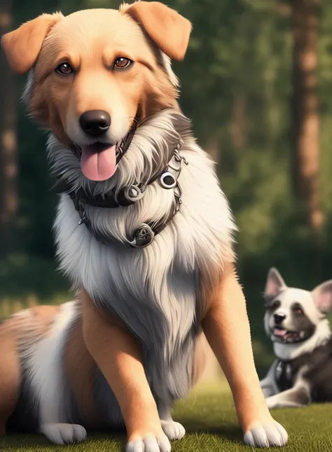 (extremely detailed CG unity 8k wallpaper),(masterpiece), (best quality), (realistic), soft lighting, German dog