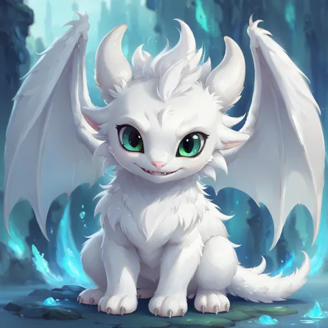 elemental creature, cute white floofy toothless<lora:EnvyElementalSpiritXL01:0.4>, <lora:EnvyBetterHiresFixXL01:0:hr=1>