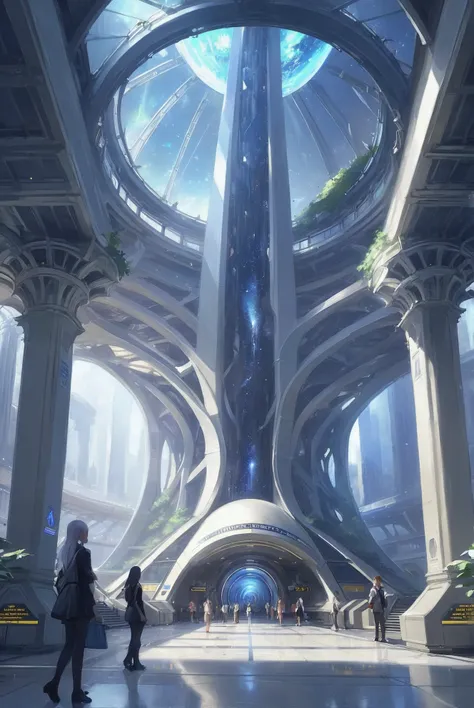 Historic train station concourse in a abandoned fantasy arcology at the beginning of the universe, masterpiece<lora:EnvyElementalSpiritXL01:0.25>