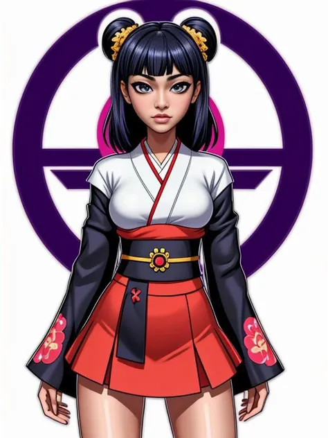 symmetry Artist, Maria_Valez, kimono skirt outfit,