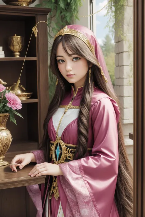 1girl, (detailed art stylized by Carlo Crivelli:1.3) , detailed RAW photo, best quality, high angle shot of a Murano Entrancing traditional Grunge ([Console table|Zip line]:1.3) , it is covered in Insects, it has pleasant details, detailed Magenta color grading background, crowded flora and woods, Fall, tilt shift, Fine art, Fearful, Rollerwave, hard light, sharp, focussed, Canon EF, 800mm lens, deep pink hue, Liminal dream, Orton effect, Highres, absurdres