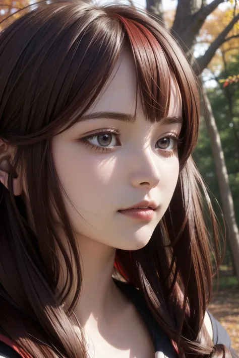 1girl, [ (art by Paul Lehr:0.8) : (John Frederick Kensett:1.1) :16], dark portrait, behance, close up of a Feminine Soft stout Pirate (Male Pokemon trainer:1.3) , he has Red hair, [Internally Glowing:Twisted:3] jungle in background, autumn trees with Chestnut, Clear skies, Sharp and in focus, Ultra Detailed, Shameless, Medieval art, side lit, F/1.8, Colorless, Wind and Fire, otherworldly, highly detailed face, photo-realistic face, Highres, RTX