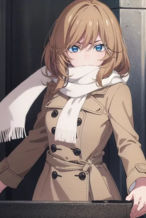 kyoukokouda, <lora:kyoukokouda-lora-nochekaiser:1>,
kyouko kouda, long hair, blue eyes, brown hair,
BREAK coat, scarf, white scarf,
BREAK looking at viewer, full body,
BREAK outdoors,
BREAK <lyco:GoodHands-beta2:1>, (masterpiece:1.2), best quality, high resolution, unity 8k wallpaper, (illustration:0.8), (beautiful detailed eyes:1.6), extremely detailed face, perfect lighting, extremely detailed CG, (perfect hands, perfect anatomy),