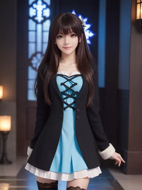 best quality,masterpiece,ray tracing, global illumination, solo, science fiction,magi the labyrinth of magic, symmetry, facing viewer, lucia, (light smile:0.5), looking at viewer, long hair, (((bangs))), depth of field, bioluminescence, 25-year-old girl,full body,winter uniform, high heels, black thighhighs, no nipples, cinemagraph,
<lora:SDXL lucia 000001:0.8>
<lora:SDXL metal 触å metal:0.5>,metal,