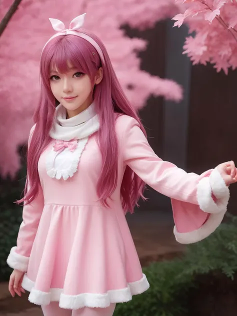 pink,pink world,best quality,masterpiece,ray tracing, global illumination, solo, pink science fiction,pink magi the labyrinth of magic, symmetry, facing viewer, lucia, (light smile:0.5), looking at viewer, long hair, (((bangs))), depth of field, bioluminescence, 25-year-old girl,full body,pink winter uniform,pink high heels,pink thighhighs, no nipples, cinemagraph,
<lora:SDXL lucia 000001:0.8>
<lora:SDXL metal 触å metal:0.5>,metal,