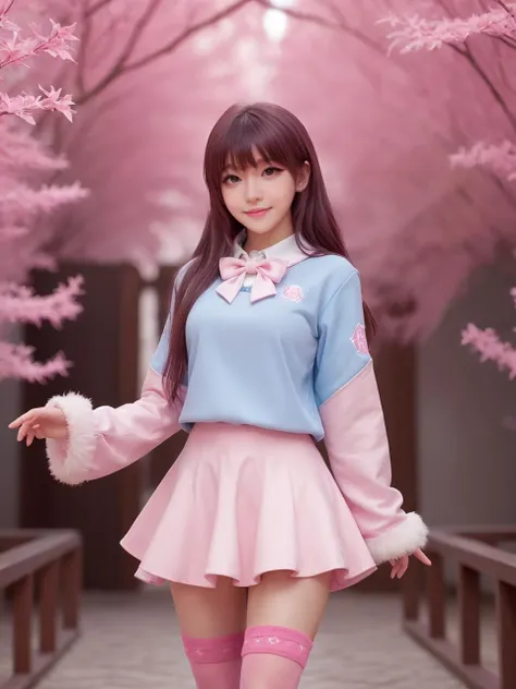 pink,pink world,best quality,masterpiece,ray tracing, global illumination, solo, pink science fiction,pink magi the labyrinth of magic, symmetry, facing viewer, lucia, (light smile:0.5), looking at viewer, long hair, (((bangs))), depth of field, bioluminescence, 25-year-old girl,full body,pink winter uniform,pink high heels,pink thighhighs, no nipples, cinemagraph,
<lora:SDXL lucia 000001:0.8>
<lora:SDXL metal 触å metal:0.5>,metal,