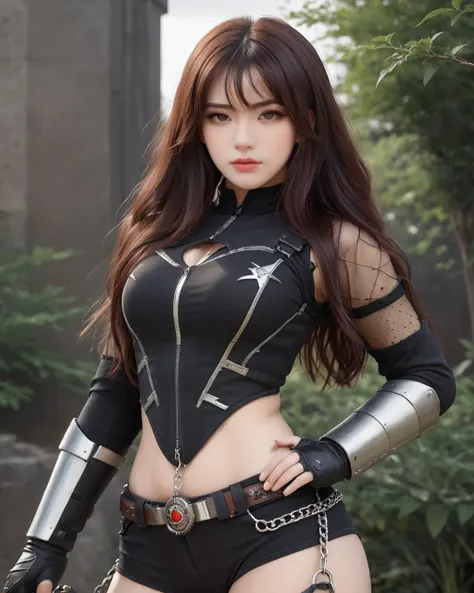 bangs, (sharpening, sharpening face):1.3, 1girl, solo, face viewer, looking at viewer, full body, cowboy shot, symmetry, no nipples, makeup, red lips, long hair, outdoors, wide hips, realistic, (masterpiece:1.2, best quality, absurd res, ultra detailed),
(onarmor, girl in front, bound to large mecha, fanny packing, meat shield, cock sleeve, large insertion, restrained, dungeon, chains, vaginal object insertion), 
<lora:SDXL lucia 000001:0.6>
<lora:SDXL lucia 000002:0.0>
<lora:SDXL lucia 2:0.0>
<lora:SDXL lucia 3:0.0>
<lora:Princess Lucia:0.0> 
 <lora:SDXL onarmor_pony è§¦ onarmorï¼girl in frontï¼bound to [large] [placeholder]ï¼fanny packingï¼meat shieldï¼cock sleeve:1>