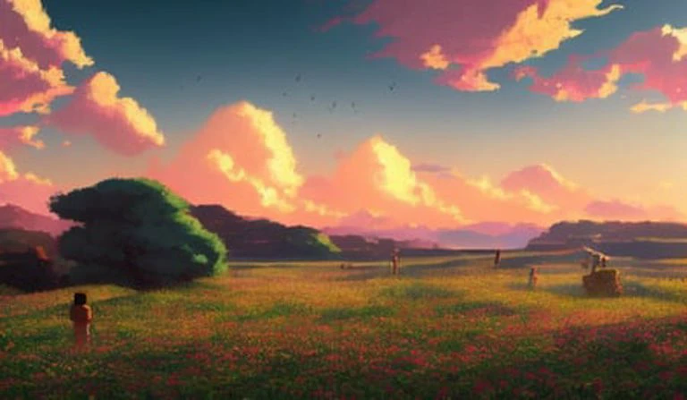 16bitscene,detailed city with no humans, (masterpiece:1.0), (best quality:1.4), detailed sky,(Gorgeous anime_screencap,limited palette, :1.3) of (Screen print:1.3),best quality,masterpiece,highly detailed,ultra-detailed,oil painting \(medium\),acrycle painting,
twitter username art by 1041uuu and moot_sai and APO_PLUS_, by (1041uuu:0.9),(moot_sai:0.7),(APO_PLUS_:0.7),
octane render,(2D:1.2), digital painting, artstation, concept art, smooth, sharp focus,,(colorful:1.16), soft lightingstudio ghibli,(Provia:1.3),naturalism,land Art,regionalism,shutterstock contest winner,trending on unsplash,featured on Flickr