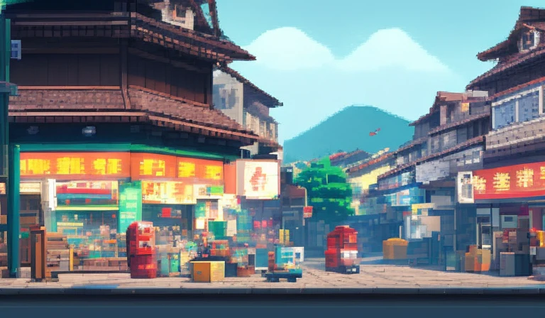 16bitscene,detailed kowloon walled city, (masterpiece:1.0), (best quality:1.4), detailed sky,(Gorgeous anime_screencap,limited palette, :1.3) of (Screen print:1.3),best quality,masterpiece,highly detailed,ultra-detailed,oil painting \(medium\),acrycle painting,
twitter username art by 1041uuu and moot_sai and APO_PLUS_, by (1041uuu:0.9),(moot_sai:0.7),(APO_PLUS_:0.7),
octane render,(2D:1.2), digital painting, artstation, concept art, smooth, sharp focus,,(colorful:1.16), soft lightingstudio ghibli,(Provia:1.3),naturalism,land Art,regionalism,shutterstock contest winner,trending on unsplash,featured on Flickr