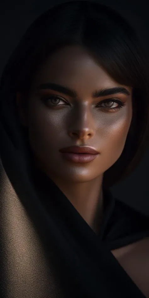 noa kirel, Photograph, On pale black paper, Octane render, Female, <lora:noa_kirel_1.0:1.0>