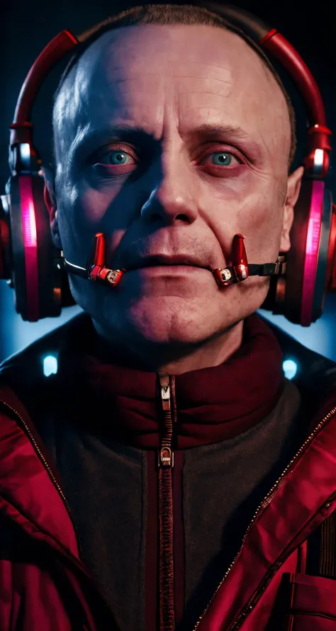 Hannibal Lecter, therapeutic retreat, hidden Himalayan monastery, closeup, centered, looking at viewer, middle shot,
cyberpunk theme, futuristic, sci-fi, cybernetic, magenta, , cyberpunk style, 
highres, precise, detailed,  [cartoon, vector art, anime :realistic, real life, hyper realistic:0.15],