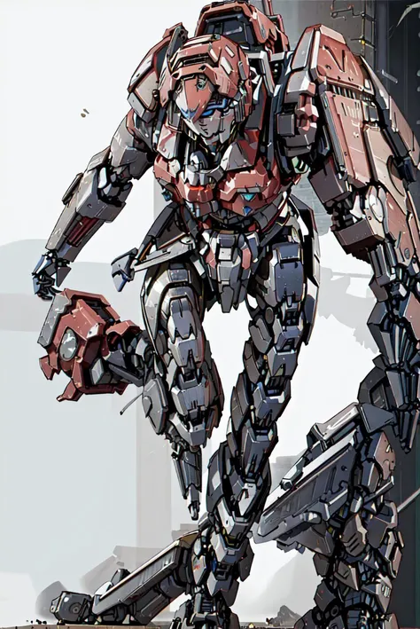 ((best quality, high_resolution, distinct_image)),robot,mechanic, mechanical arms,detailed background,
