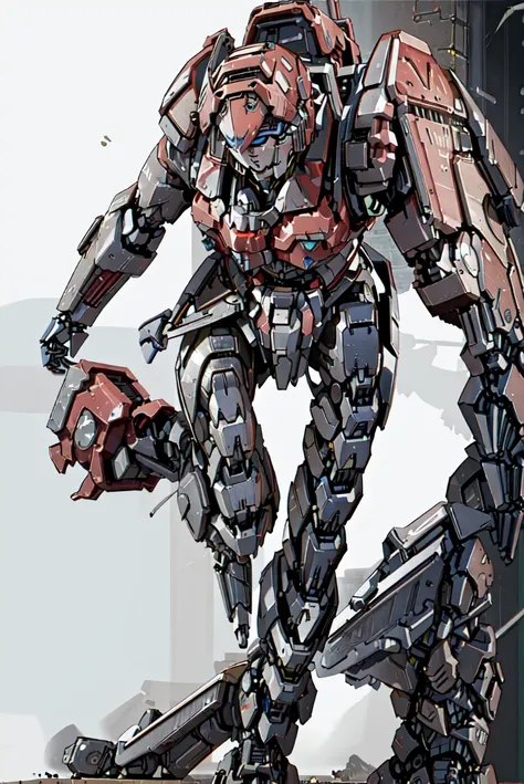 ((best quality, high_resolution, distinct_image)),robot,mechanic, mechanical arms,detailed background,